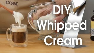 DIY whipped cream in 60 seconds [upl. by Finnigan]