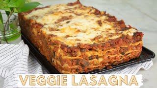 How to Make Vegetarian LASAGNA Italian Style [upl. by Acilegna]