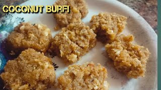 కొబ్బరి బర్ఫీ healthy and tasty recipe [upl. by Sirapal99]