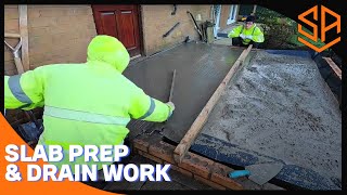 SLAB PREP amp DRAIN WORK [upl. by Viddah]