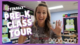 CLASSROOM TOUR  PreK Classroom 2020  Succulent Decor [upl. by Raynard443]