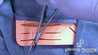 Basic Suturing How to Suture [upl. by Ameline]