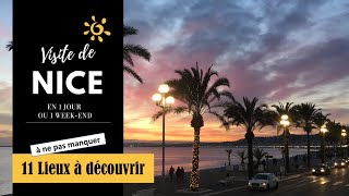 UNE JOURNÉE À NICE  11 LIEUX À DÉCOUVRIR [upl. by Moule]