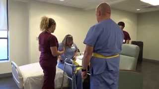 Physical Therapy Transfer Training  How To Transfer From Wheelchair To Bed [upl. by Lareine805]