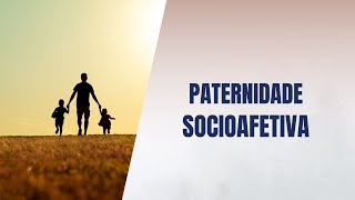 Paternidade socioafetiva [upl. by Kinsley800]