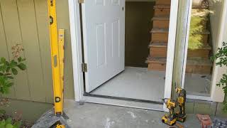 Jeld Wen Front Door Installation  Really crappy products and craftsmanship PART 1 [upl. by Bryon]