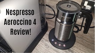 Nespresso Aeroccino 4 Milk Frother Review  Worth upgrading from the Aeroccino 3 [upl. by Amory552]