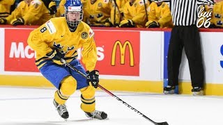 Rasmus Dahlin 2018 IIHF WJC Highlights [upl. by Assennav]