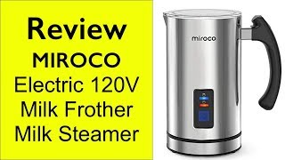 Review Miroco Milk Frother  How to make froth milk at home [upl. by Hackathorn83]