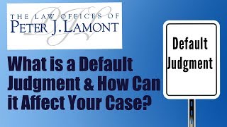 What is Default Judgment [upl. by Dalenna]