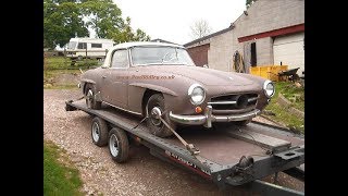 1963 Mercedes 190 SL Restoration Project [upl. by Fleck405]