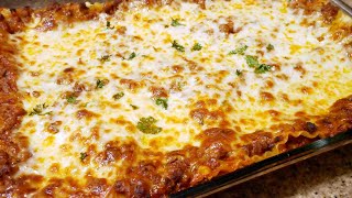 Homemade Lasagna Recipe  Easy amp Delicious  The simple way [upl. by Rachelle]