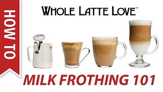 Milk Frothing for Beginners [upl. by Anuaf]