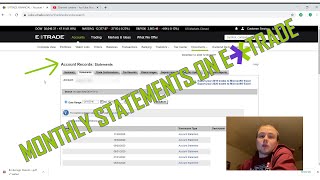 Find your monthly statements on ETrade  2021 [upl. by Lillis547]