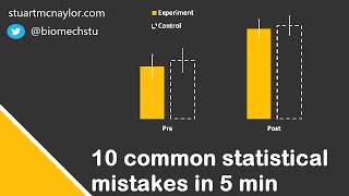 Ten Statistical Mistakes in 5 Min [upl. by Opportuna]