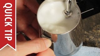 How to AutoFroth Milk for Lattes [upl. by Oiralednac227]