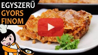 Lasagne  Recept Videók [upl. by Rurik]