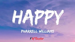 Happy From Despicable Me 2  Pharrell Williams Lyrics [upl. by Kern]