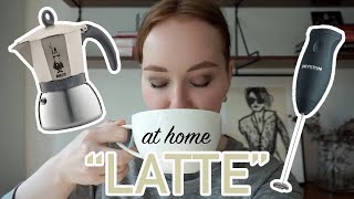 HOW TO MAKE A quotLATTEquot AT HOME moka pot  frother [upl. by Gweneth684]