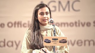 FAREEHA NAQVIDUBAI MUSHAIRA  DUBAI 2023 [upl. by Kehsihba]