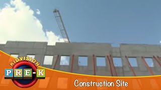 Construction Site  Virtual Field Trip  KidVision PreK [upl. by Brenda349]