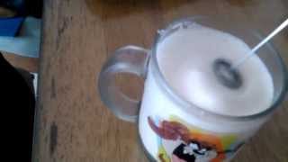 Aerolatte Review Frothing Cold Milk In Under 1 Minute [upl. by Hardden]